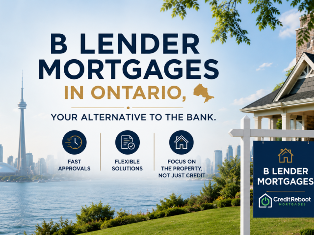 B-Lender Mortgages in Ontario: Your Alternative to the Big Banks