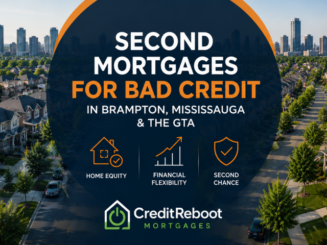 Second Mortgage with Bad Credit in Brampton, Mississauga & the GTA | CreditReboot