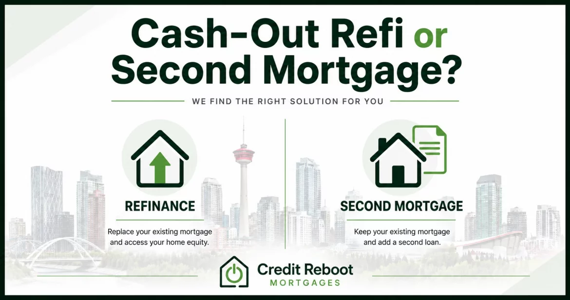 Cash-Out Refinance vs. Second Mortgage: Which Is Cheaper in Alberta? (2026 Guide)