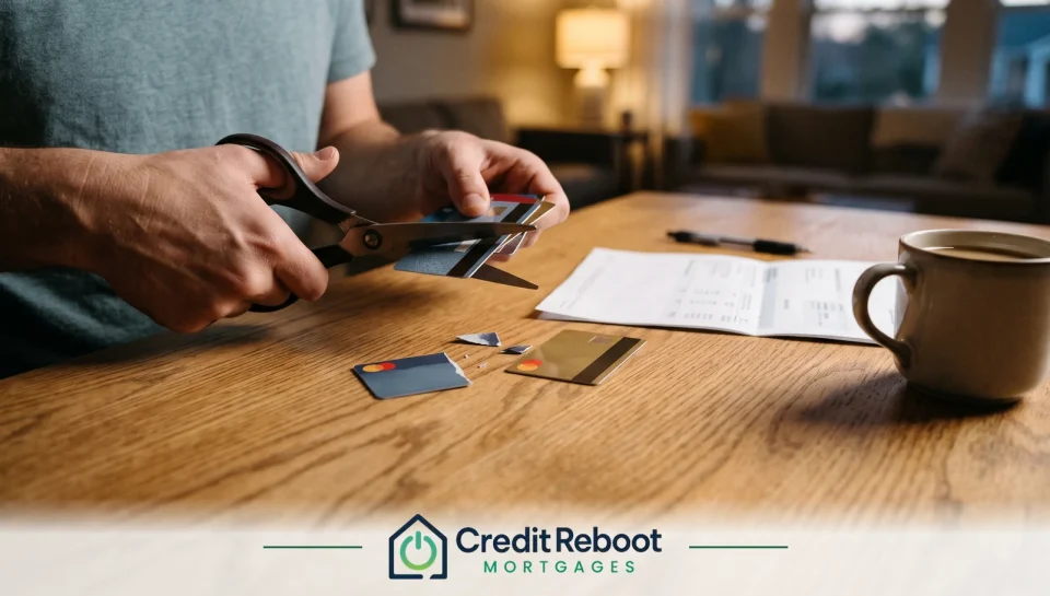 homeowner cutting off credit cards